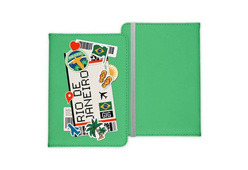 22Feels Dokumententasche Rio De Janeiro Souvenir Reisepasshülle Reisen Urlaub Etui Pass Cover, IN DEUTSCHLAND BEDRUCKT von 22Feels