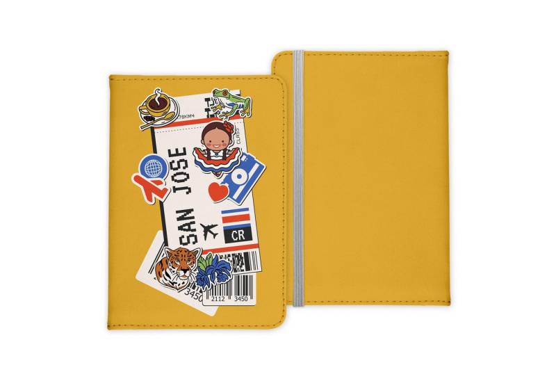 22Feels Dokumententasche San José Souvenir Reisepasshülle Reisen Gadgets Etui Pass Organizer, IN DEUTSCHLAND BEDRUCKT von 22Feels