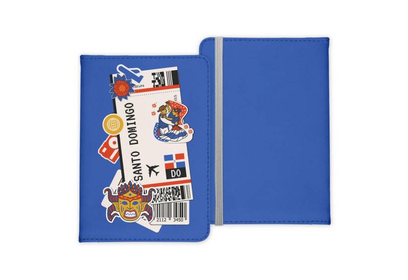 22Feels Dokumententasche Santo Domingo Souvenir Reisepasshülle Reisen Urlaub Etui Pass Cover, IN DEUTSCHLAND BEDRUCKT von 22Feels