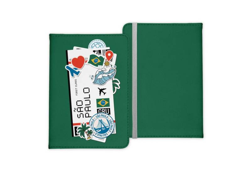 22Feels Dokumententasche São Paulo Souvenir Reisepasshülle Reisen Gadgets Etui Pass Organizer, IN DEUTSCHLAND BEDRUCKT von 22Feels