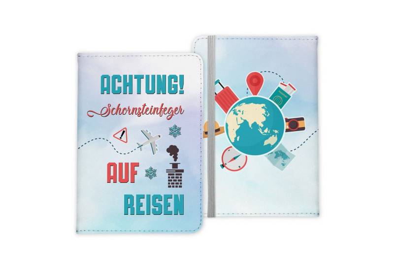 22Feels Dokumententasche Schornsteinfeger Geschenk Reisepasshülle Männer Reisen Etui Wichteln, IN DEUTSCHLAND BEDRUCKT von 22Feels