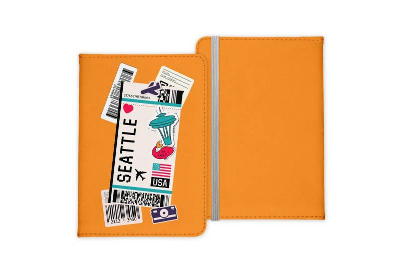 22Feels Dokumententasche Seattle Souvenir Reisepasshülle Reisen Gadgets Etui Pass Organizer, IN DEUTSCHLAND BEDRUCKT von 22Feels