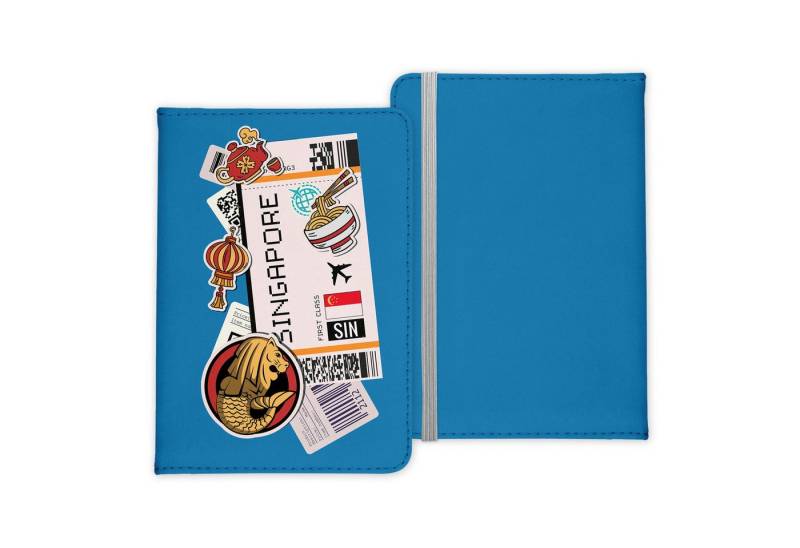 22Feels Dokumententasche Singapur Souvenir Reisepasshülle Reisen Gadgets Etui Pass Organizer, IN DEUTSCHLAND BEDRUCKT von 22Feels