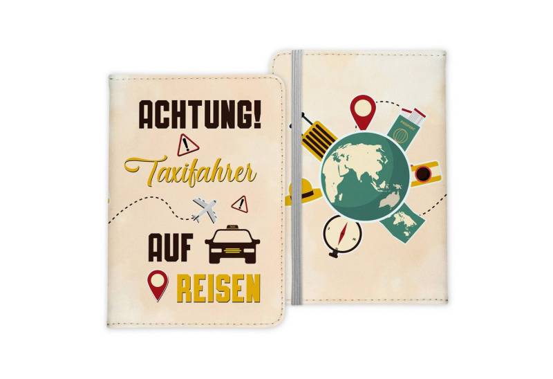 22Feels Dokumententasche Taxifahrer Geschenk Reisepasshülle Männer Reisen Pass Etui Wichteln, IN DEUTSCHLAND BEDRUCKT von 22Feels