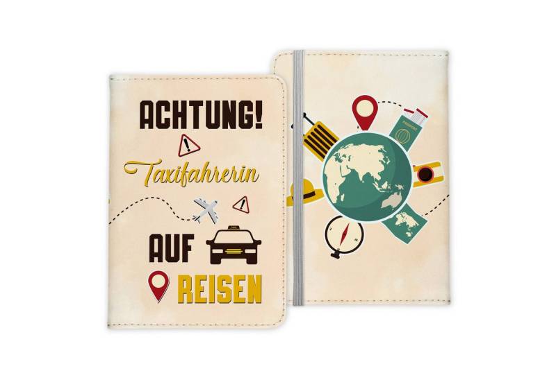 22Feels Dokumententasche Taxifahrerin Geschenk Frauen Reisepasshülle Reisen Pass Etui Wichteln, IN DEUTSCHLAND BEDRUCKT von 22Feels