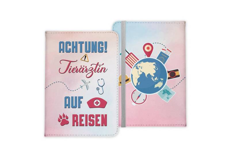 22Feels Dokumententasche Tierärztin Geschenk Frauen Reisepasshülle Reisen Pass Etui Wichteln, IN DEUTSCHLAND BEDRUCKT von 22Feels