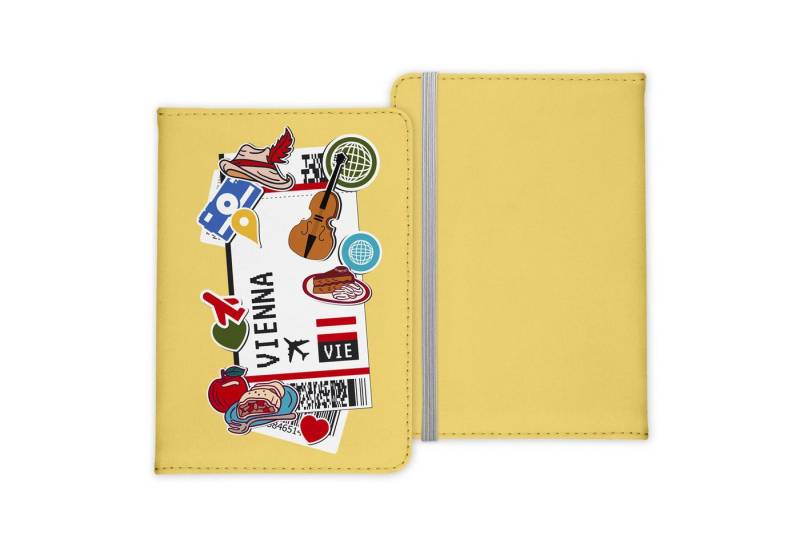 22Feels Dokumententasche Wien Souvenir Reisepasshülle Reisen Gadgets Etui Cover Pass Organizer, IN DEUTSCHLAND BEDRUCKT von 22Feels