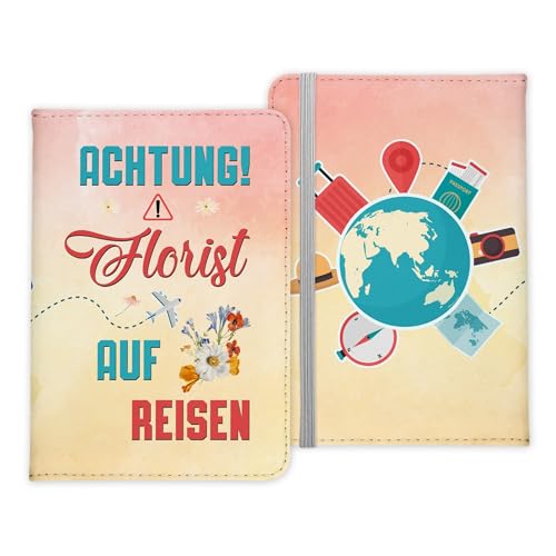22Feels Florist Geschenk Reisepasshülle Männer Reisen Pass Etui Cover Organizer Sommer Urlaub Gadgets Kunst-Leder Berufe Accessoire von 22Feels