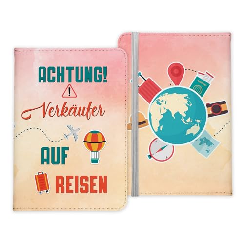 22Feels Geschenk Reisepasshülle Männer Reisen Pass Etui Cover Organizer Sommer Urlaub Gadgets Kunst-Leder Berufe Accessoire von 22Feels