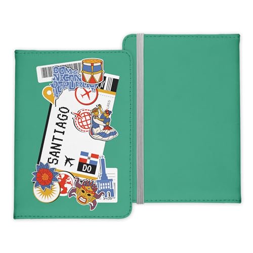22Feels Santiago de los Caballeros Souvenir Reisepasshülle Organizer Reise-Gadgets Dominikanische Republik Urlaub Kunst-Leder Etui Cover Frauen Männer Kinder 22Feels Santiago de los Caballeros Souvenir Reisepasshülle Organizer Reise-Gadgets Dominikanische Republik Urlaub Kunst-Leder Etui Cover Frauen Männer Kinder von 22Feels