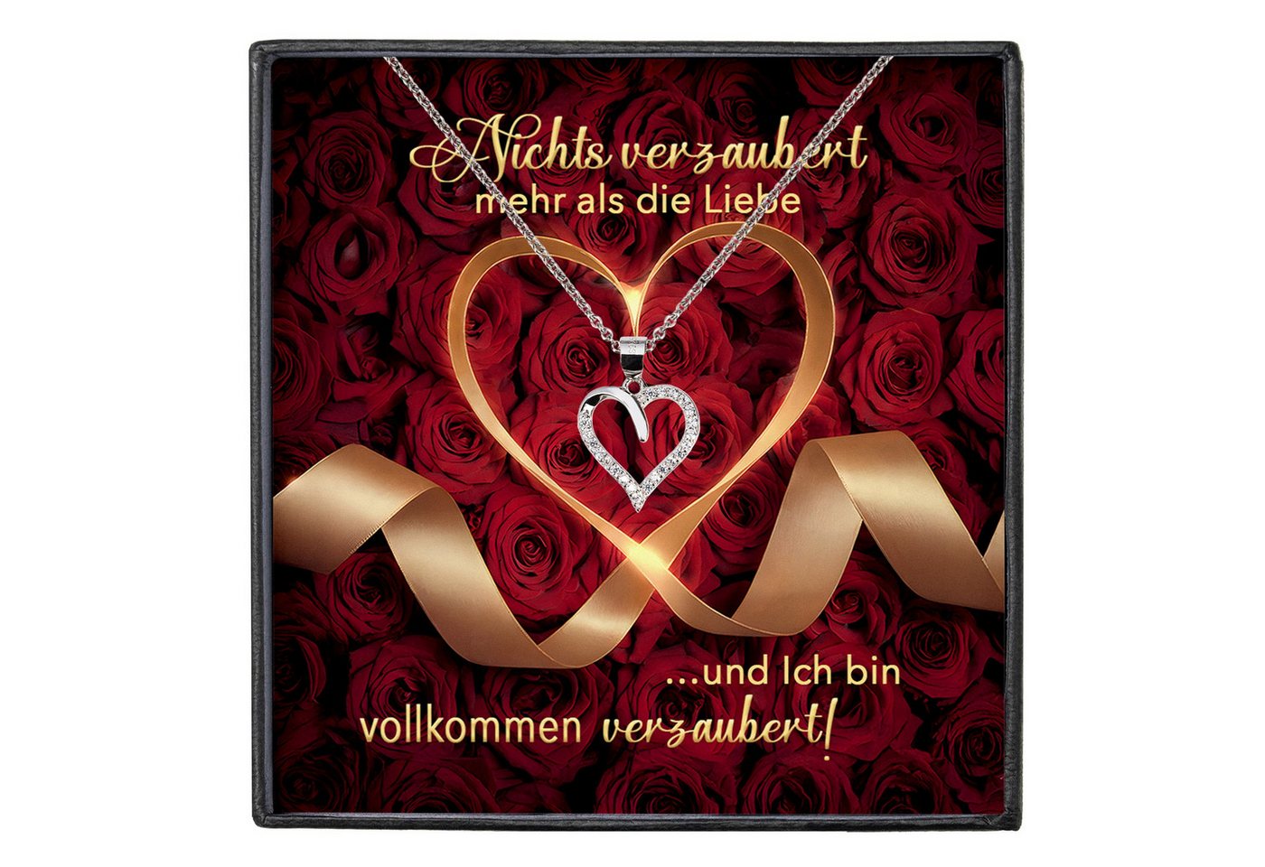 22Feels Schmuckset An Meinen Schatz Kette Herz Hochzeitstag Geschenk Jahrestag Frauen, Silber 925/000, Karte Made In Germany 22Feels Schmuckset An Meinen Schatz Kette Herz Hochzeitstag Geschenk Jahrestag Frauen, Silber 925/000, Karte Made In Germany von 22Feels