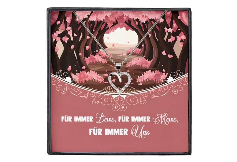22Feels Schmuckset Frau Ich Liebe Dich Geschenk Schatz Jahrestag Herz Kette Hochzeitstag, Silber 925/000, Karte Made In Germany von 22Feels