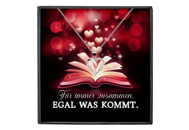 22Feels Schmuckset Frau Ich Liebe Dich Geschenk Schatz Jahrestag Herz Kette Hochzeitstag, Silber 925/000, Karte Made In Germany von 22Feels