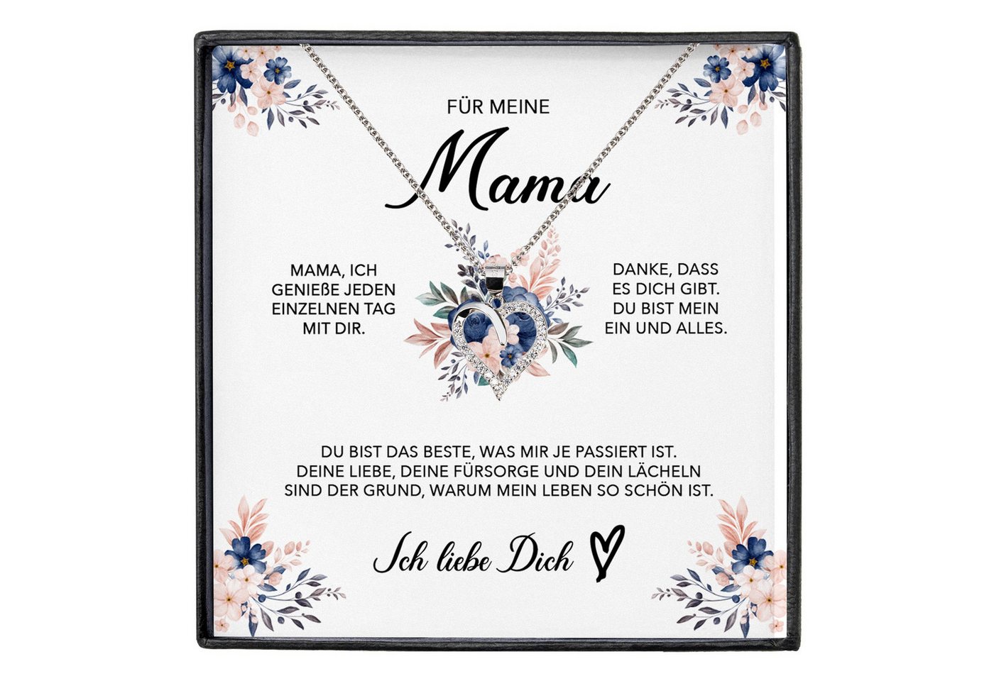 22Feels Schmuckset Für Meine Mama Geschenk Kette Muttertag Frauen Schmuck Geburtstag Dame (inkl. Geschenktasche, Karte, Poliertuch, Beutel), Echt-Silber 925/000, Karte Made In Germany von 22Feels