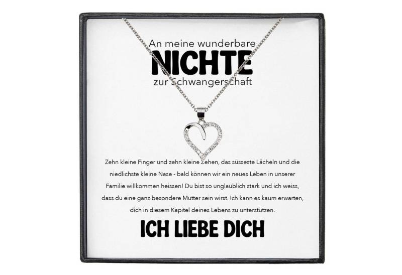 22Feels Schmuckset Geschenk für schwangere Nichte Babyparty Werdende Mama Mom To Be (inkl. Geschenktasche, Karte, Poliertuch, Beutel), Silber 925/000, Karte Made In Germany von 22Feels