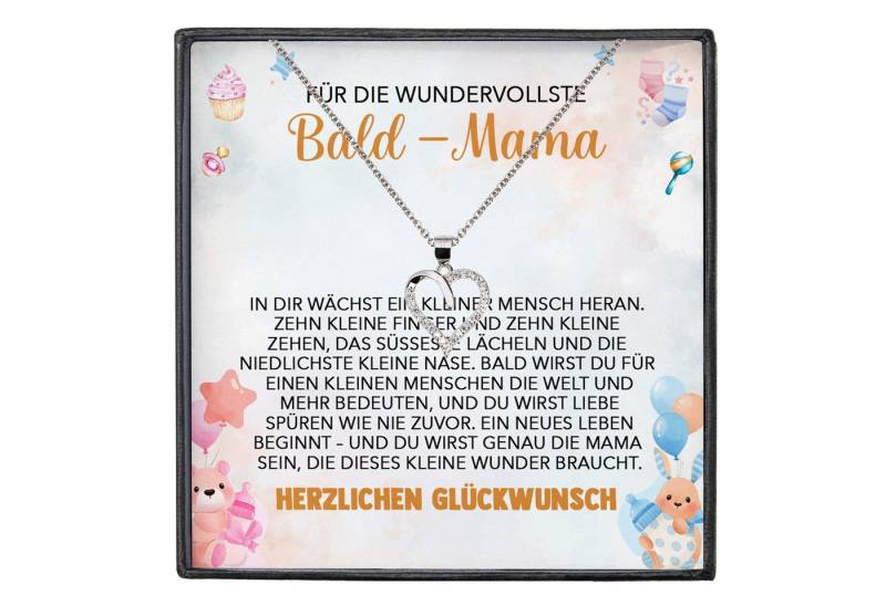 22Feels Schmuckset Schwangerschaft Geschenk Werdende Mama Mom To Be Babyparty Babyshower (inkl. Geschenktasche, Karte, Poliertuch, Beutel), Silber 925/000, Karte Made In Germany von 22Feels