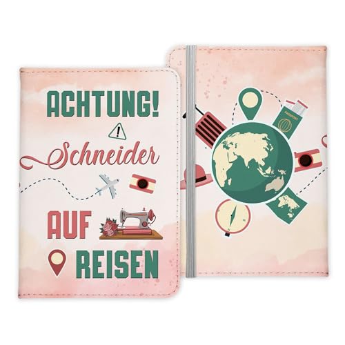 22Feels Schneider Geschenk Reisepasshülle Männer Reisen Pass Etui Cover Organizer Sommer Urlaub Gadgets Kunst-Leder Berufe Accessoire von 22Feels