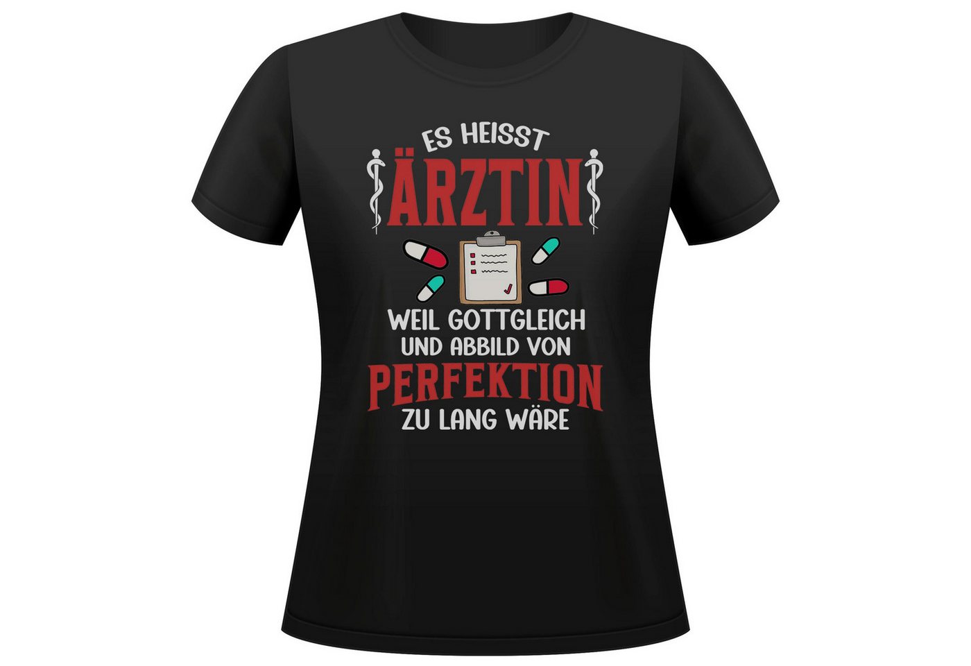 22Feels T-Shirt Ärztin Geschenk Frauen Spruch Beruf Studium Abschluss IN DEUTSCHLAND BEDRUCKT 22Feels T-Shirt Ärztin Geschenk Frauen Spruch Beruf Studium Abschluss IN DEUTSCHLAND BEDRUCKT von 22Feels