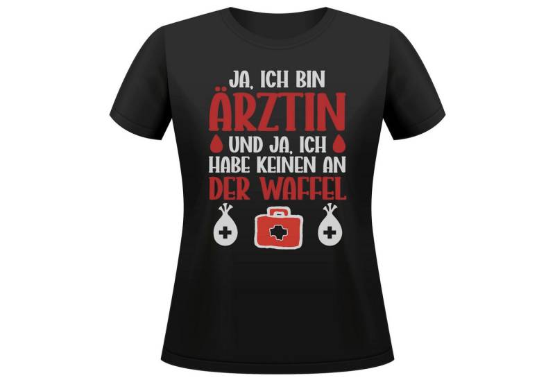 22Feels T-Shirt Ärztin Geschenk Frauen Spruch Beruf Studium Abschluss IN DEUTSCHLAND BEDRUCKT von 22Feels