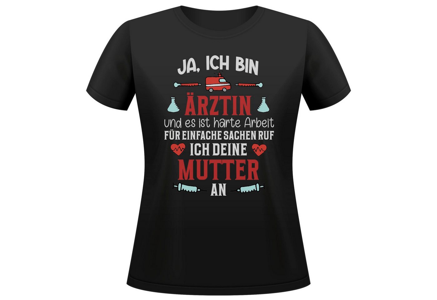 22Feels T-Shirt Ärztin Geschenk Frauen Spruch Beruf Studium Abschluss IN DEUTSCHLAND BEDRUCKT 22Feels T-Shirt Ärztin Geschenk Frauen Spruch Beruf Studium Abschluss IN DEUTSCHLAND BEDRUCKT von 22Feels