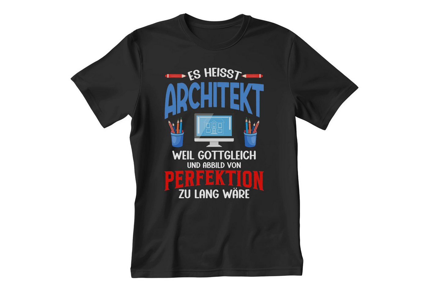 22Feels T-Shirt Architekt Geschenk Männer Spruch Beruf Abschluss IN DEUTSCHLAND BEDRUCKT von 22Feels