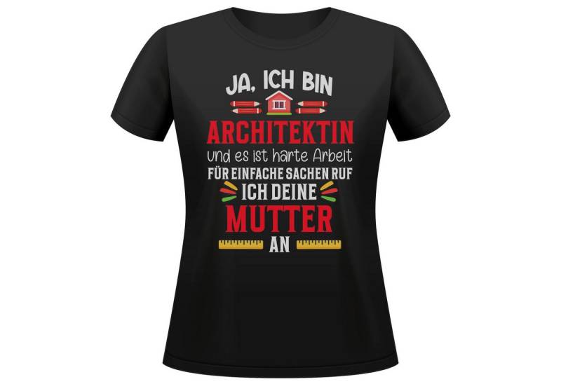 22Feels T-Shirt Architektin Geschenk Frauen Spruch Beruf Studium Abschluss IN DEUTSCHLAND BEDRUCKT von 22Feels