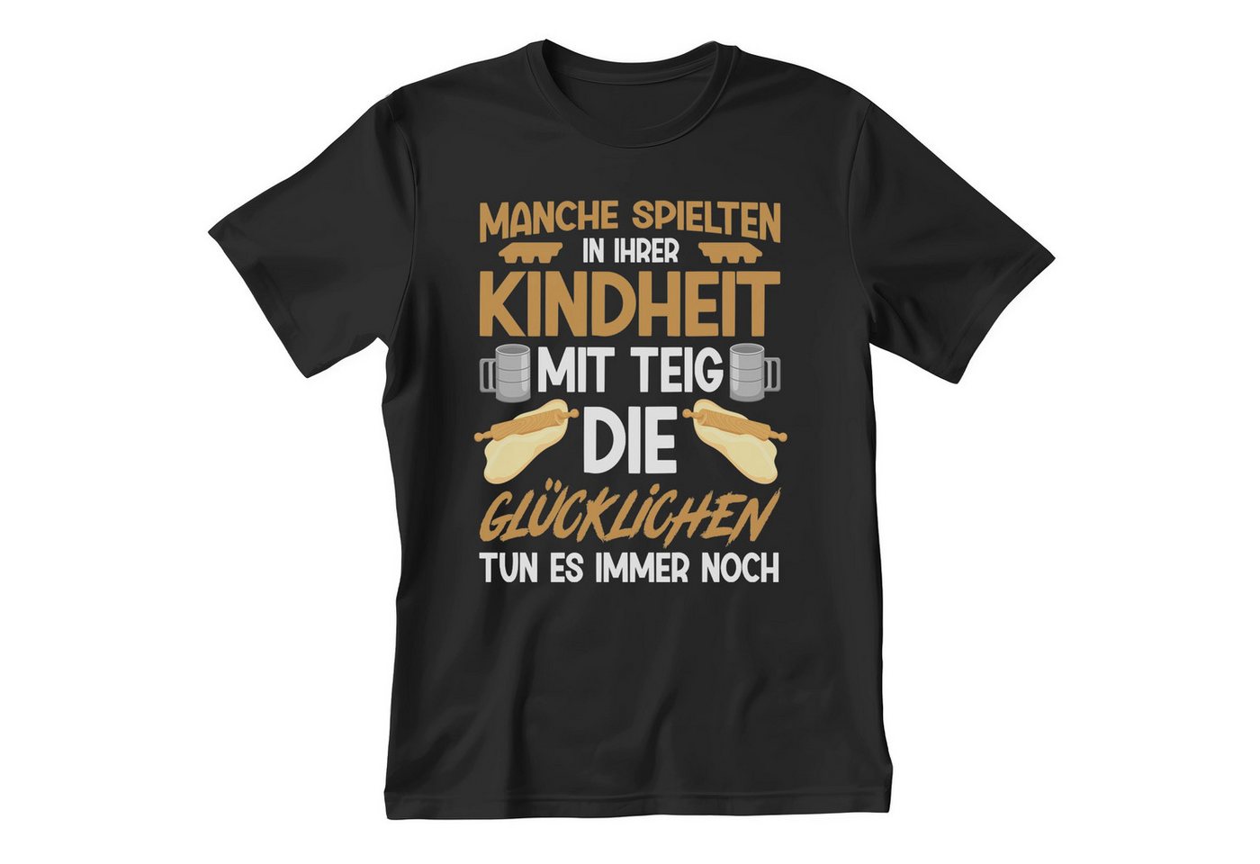 22Feels T-Shirt Bäcker Geschenk Männer Spruch Beruf Abschluss IN DEUTSCHLAND BEDRUCKT von 22Feels