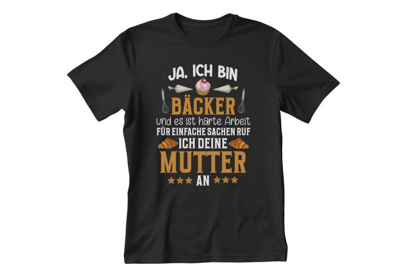22Feels T-Shirt Bäcker Geschenk Männer Spruch Beruf Abschluss IN DEUTSCHLAND BEDRUCKT 22Feels T-Shirt Bäcker Geschenk Männer Spruch Beruf Abschluss IN DEUTSCHLAND BEDRUCKT von 22Feels