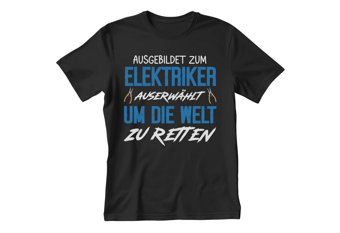 22Feels T-Shirt Elektriker Geschenk Männer Spruch Beruf Ausbildung Abschluss IN DEUTSCHLAND BEDRUCKT von 22Feels