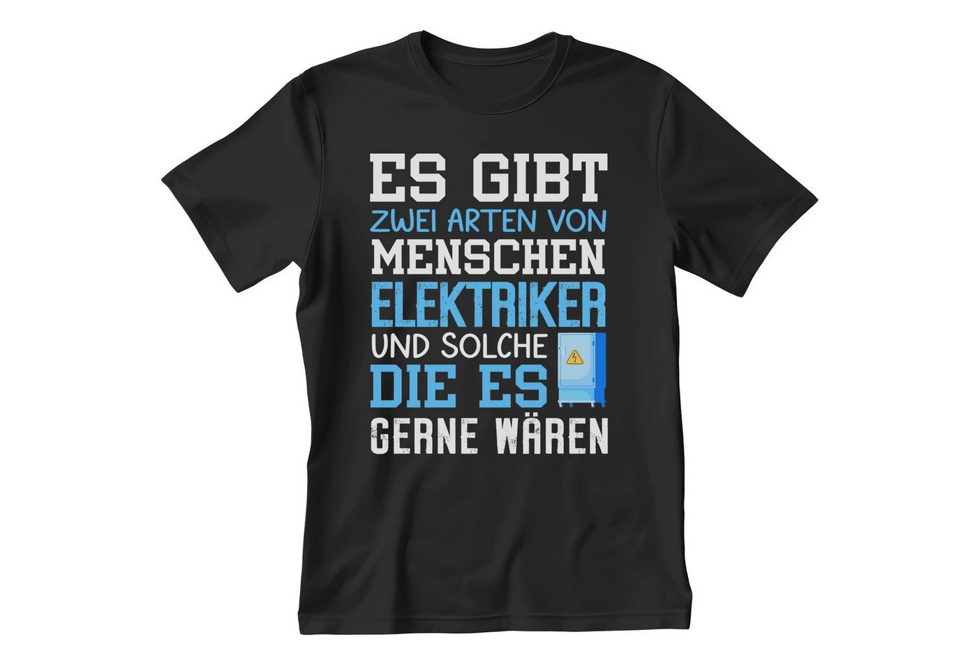 22Feels T-Shirt Elektriker Geschenk Männer Spruch Beruf Ausbildung Abschluss IN DEUTSCHLAND BEDRUCKT von 22Feels