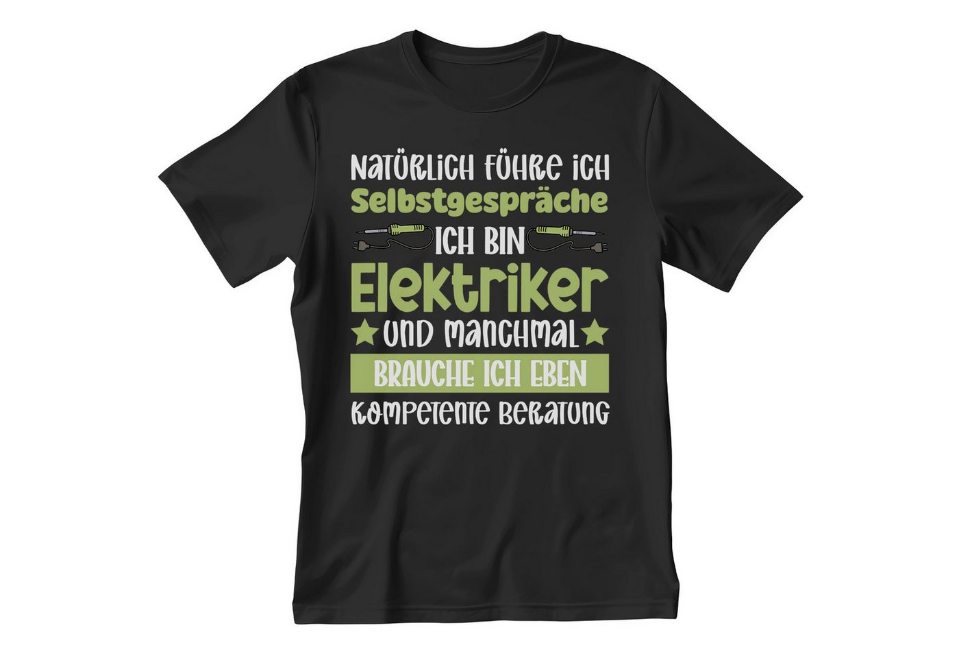 22Feels T-Shirt Elektriker Geschenk Männer Spruch Beruf Ausbildung Abschluss IN DEUTSCHLAND BEDRUCKT von 22Feels