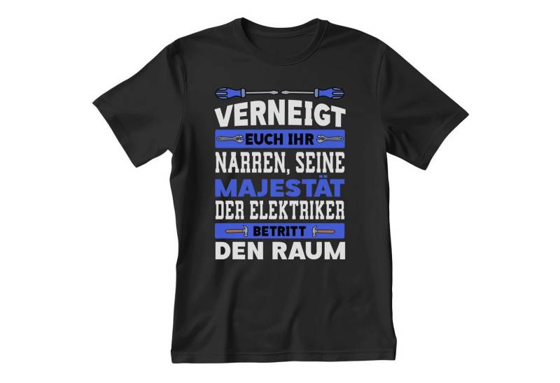 22Feels T-Shirt Elektriker Geschenk Männer Spruch Beruf Ausbildung Abschluss IN DEUTSCHLAND BEDRUCKT von 22Feels
