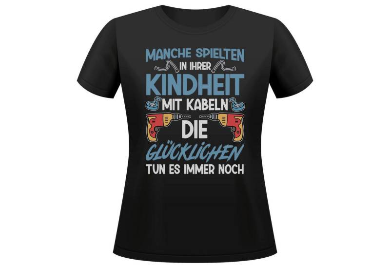 22Feels T-Shirt Elektrikerin Geschenk Frauen Spruch Beruf Ausbildung Abschluss IN DEUTSCHLAND BEDRUCKT von 22Feels