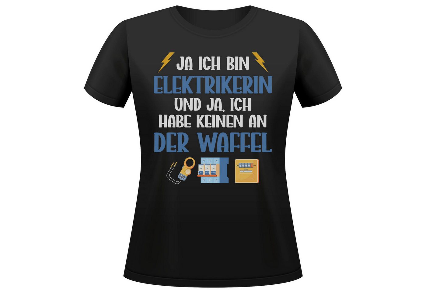22Feels T-Shirt Elektrikerin Geschenk Frauen Spruch Beruf Ausbildung Abschluss IN DEUTSCHLAND BEDRUCKT 22Feels T-Shirt Elektrikerin Geschenk Frauen Spruch Beruf Ausbildung Abschluss IN DEUTSCHLAND BEDRUCKT von 22Feels
