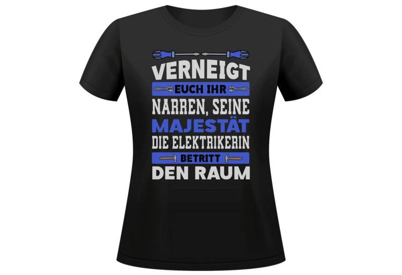 22Feels T-Shirt Elektrikerin Geschenk Frauen Spruch Beruf Ausbildung Abschluss IN DEUTSCHLAND BEDRUCKT von 22Feels
