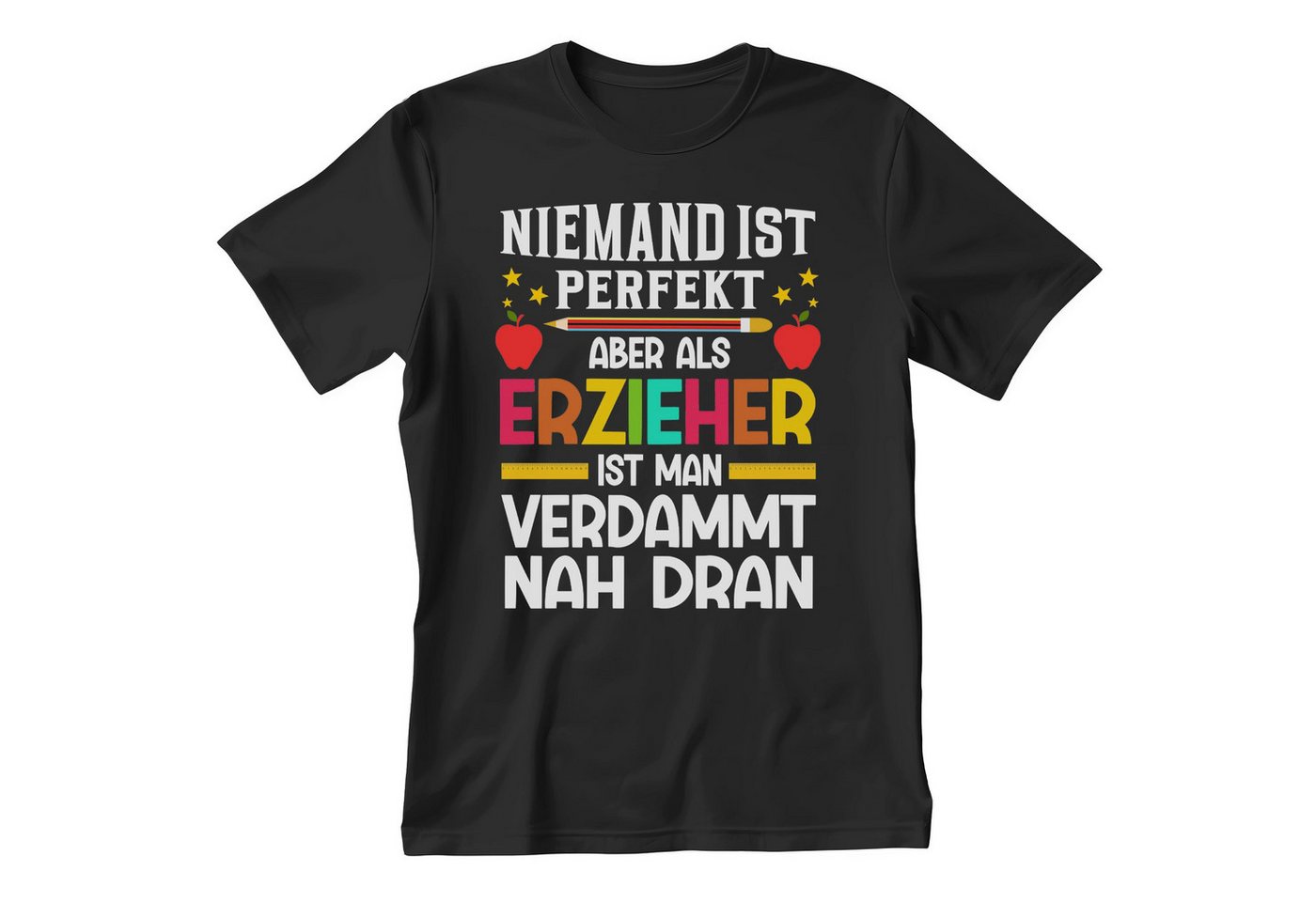 22Feels T-Shirt Erzieher Geschenk Männer Spruch Beruf Ausbildung Studium Abschluss IN DEUTSCHLAND BEDRUCKT von 22Feels