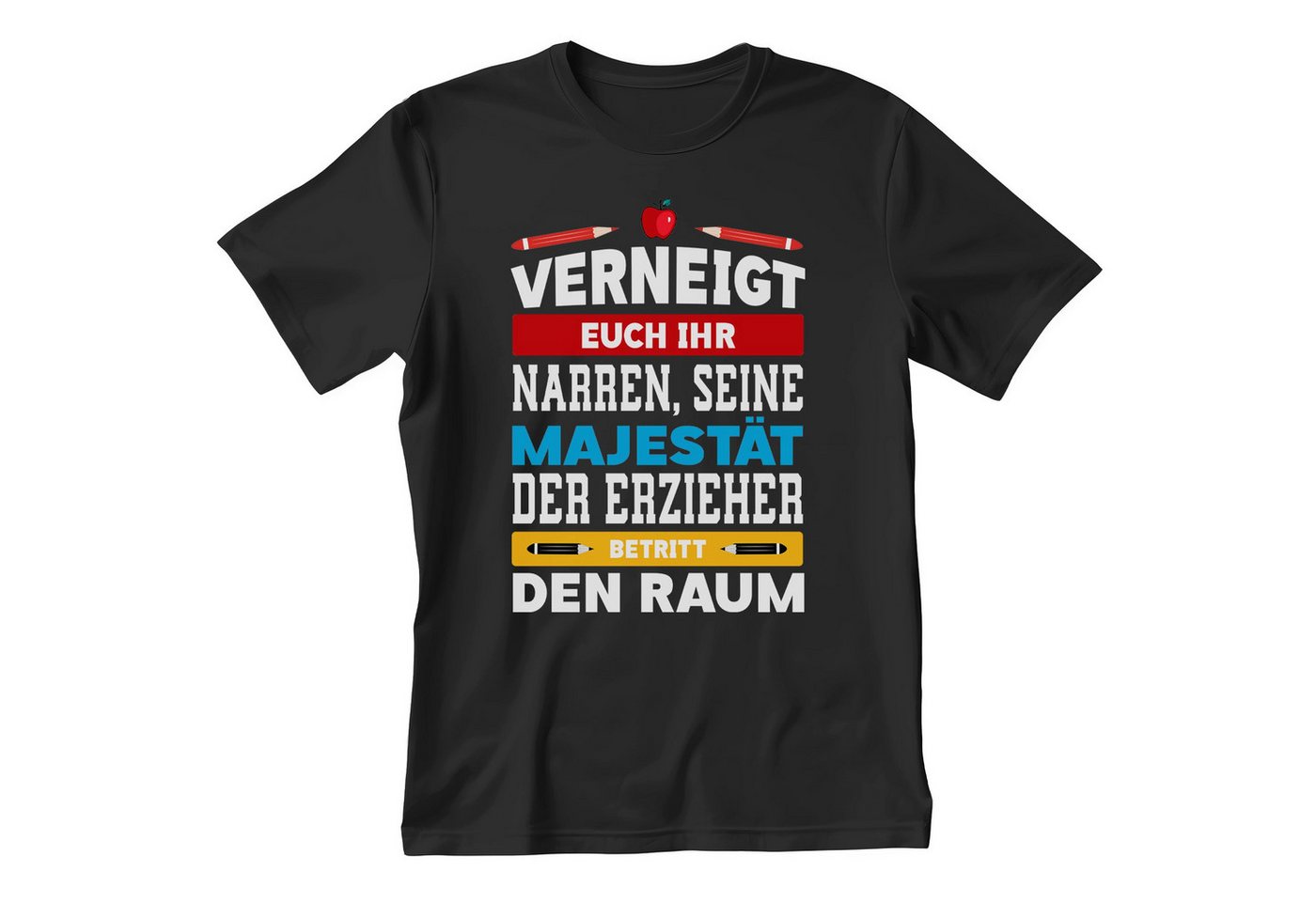22Feels T-Shirt Erzieher Geschenk Männer Spruch Beruf Ausbildung Studium Abschluss IN DEUTSCHLAND BEDRUCKT von 22Feels