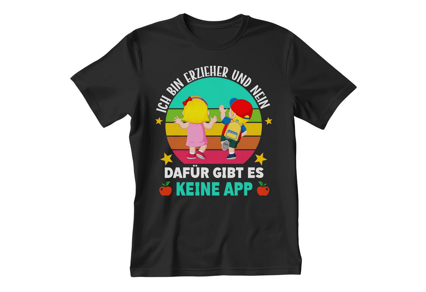 22Feels T-Shirt Erzieher Geschenk Männer Spruch Beruf Ausbildung Studium IN DEUTSCHLAND BEDRUCKT von 22Feels