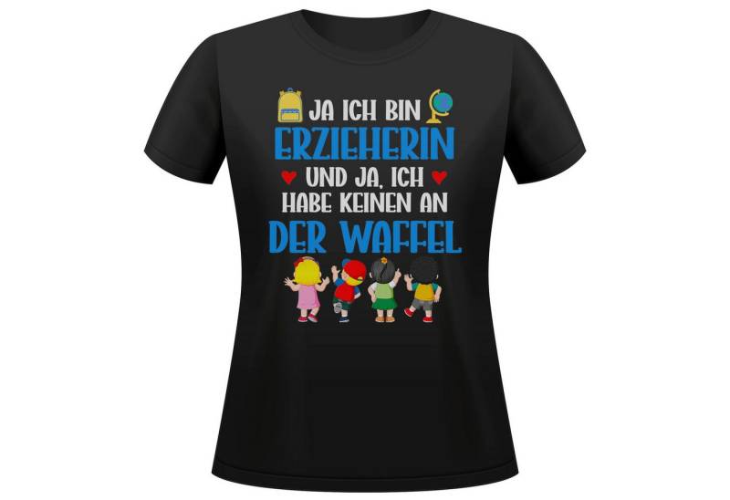 22Feels T-Shirt Erzieherin Geschenk Frauen Spruch Beruf Ausbildung Studium Abschluss IN DEUTSCHLAND BEDRUCKT von 22Feels
