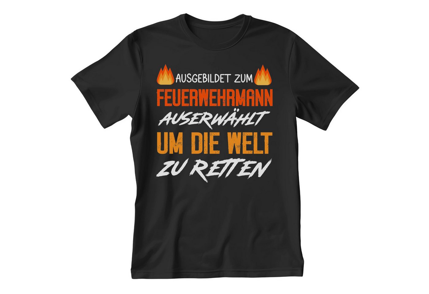 22Feels T-Shirt Feuerwehrmann Geschenk Männer Spruch Beruf Ausbildung Abschluss IN DEUTSCHLAND BEDRUCKT von 22Feels