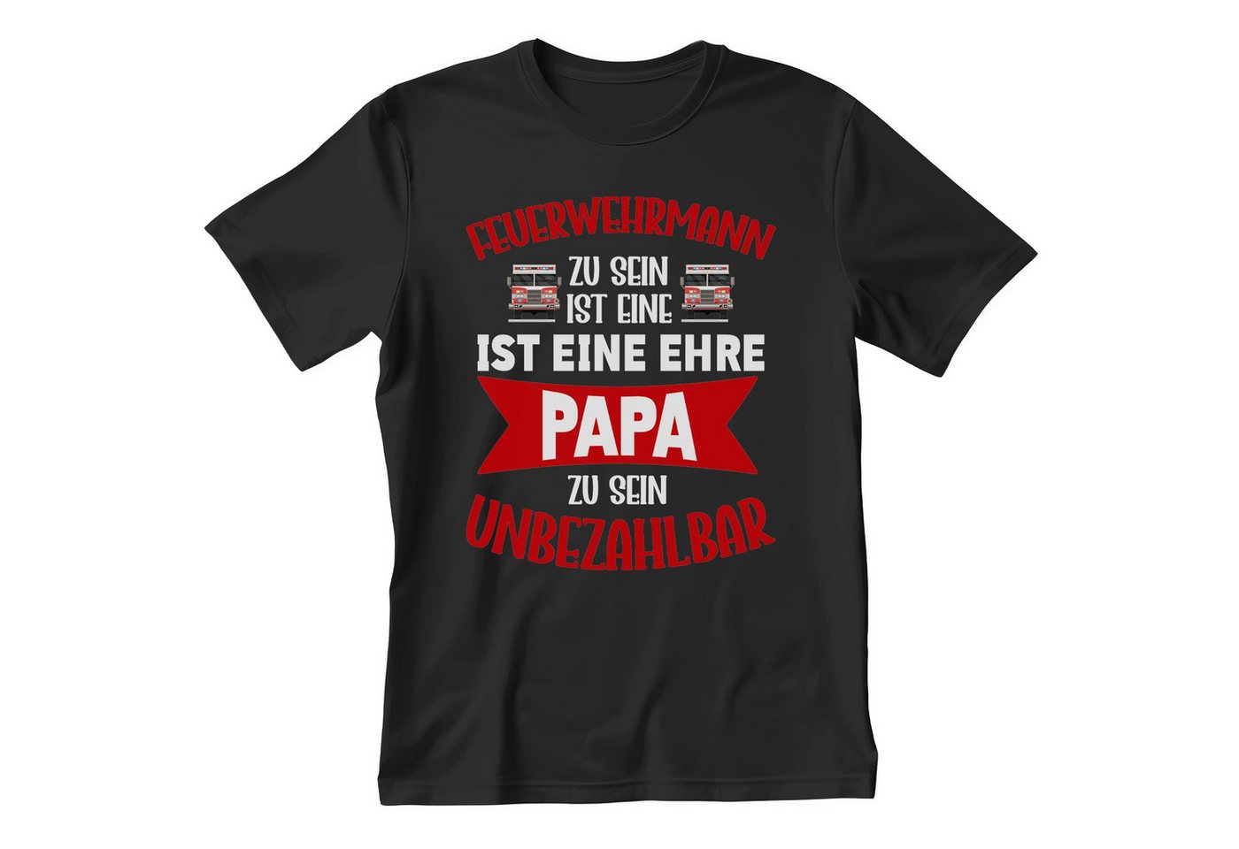 22Feels T-Shirt Feuerwehrmann Vatertag Geschenk Männer Spruch Beruf Ausbildung IN DEUTSCHLAND BEDRUCKT von 22Feels