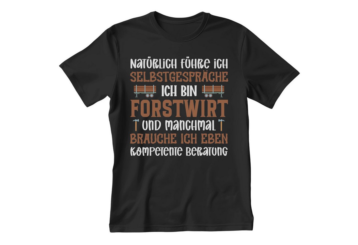 22Feels T-Shirt Forstwirt Geschenk Männer Spruch Beruf Ausbildung Abschluss IN DEUTSCHLAND BEDRUCKT von 22Feels