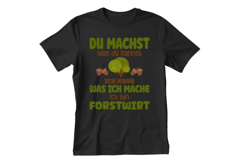 22Feels T-Shirt Forstwirt Geschenk Männer Spruch Beruf Ausbildung Studium Abschluss IN DEUTSCHLAND BEDRUCKT von 22Feels