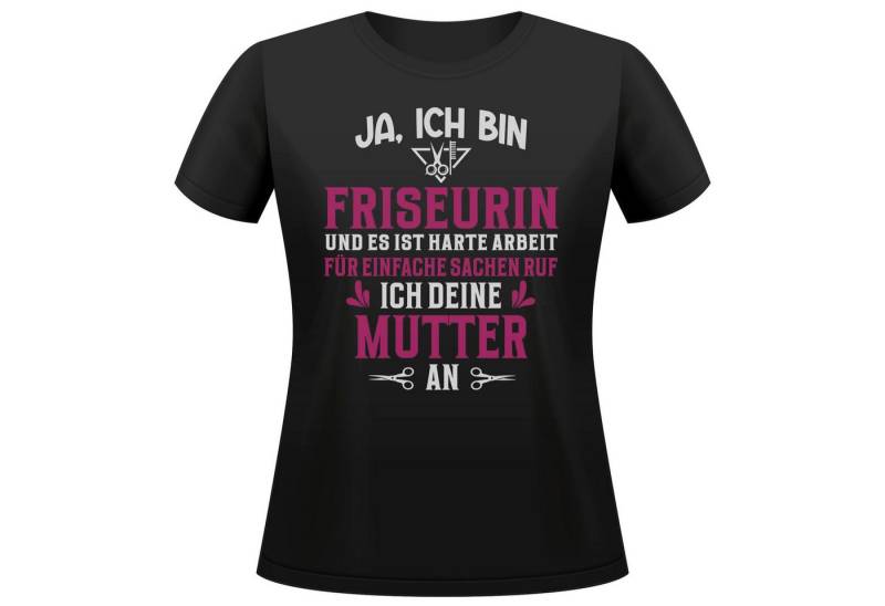 22Feels T-Shirt Friseurin Geschenk Frauen Spruch Beruf Ausbildung Abschluss IN DEUTSCHLAND BEDRUCKT von 22Feels