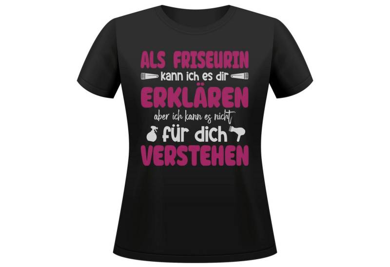 22Feels T-Shirt Friseurin Geschenk Frauen Spruch Beruf Ausbildung Abschluss IN DEUTSCHLAND BEDRUCKT von 22Feels