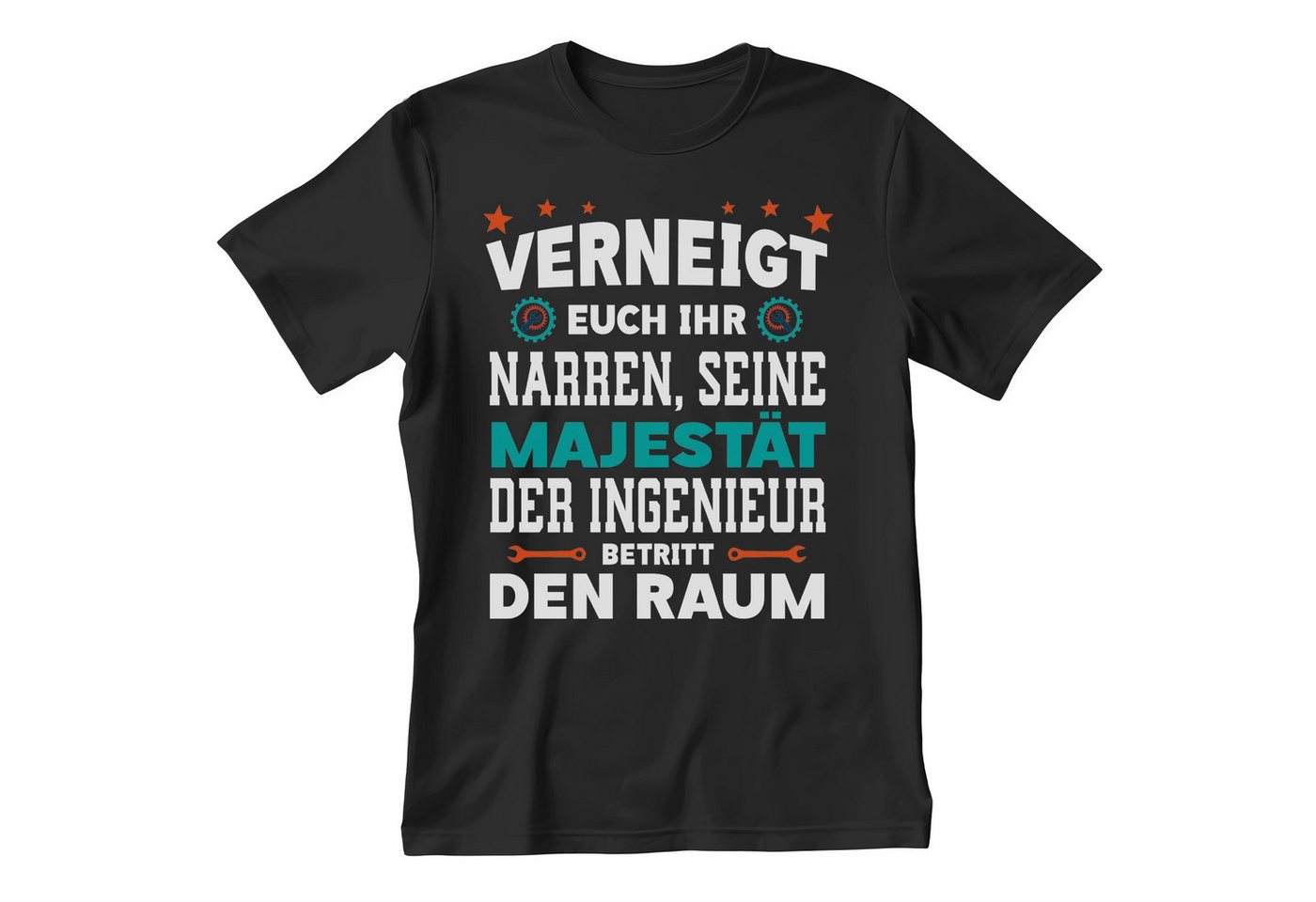 22Feels T-Shirt Ingenieur Geschenk Männer Spruch Beruf Studium Abschluss IN DEUTSCHLAND BEDRUCKT von 22Feels