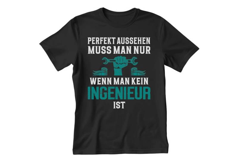 22Feels T-Shirt Ingenieur Geschenk Männer Spruch Beruf Studium Abschluss IN DEUTSCHLAND BEDRUCKT von 22Feels