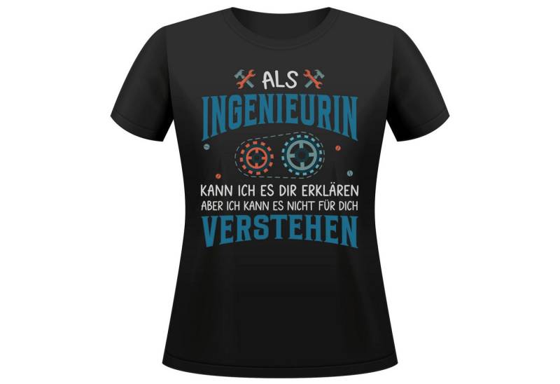 22Feels T-Shirt Ingenieurin Geschenk Frauen Spruch Beruf Studium Abschluss IN DEUTSCHLAND BEDRUCKT von 22Feels