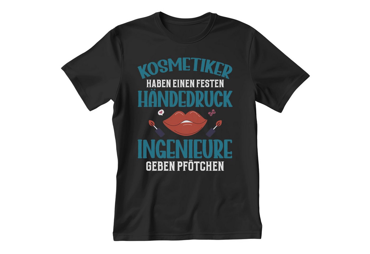 22Feels T-Shirt Kosmetiker Geschenk Männer Spruch Beruf Ausbildung Abschluss IN DEUTSCHLAND BEDRUCKT von 22Feels