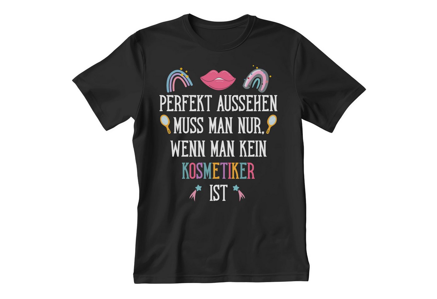 22Feels T-Shirt Kosmetiker Geschenk Männer Spruch Beruf Ausbildung Abschluss IN DEUTSCHLAND BEDRUCKT von 22Feels
